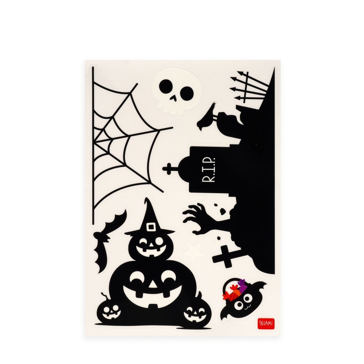 Set aus 40 Elektrostatischen Fensteraufklebern Halloween - Windo-Wow - Legami