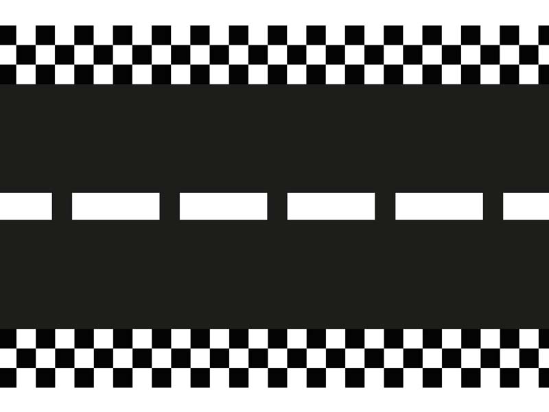 Tischläufer "Rennstrecke" für Rennauto-Party - Party Deco