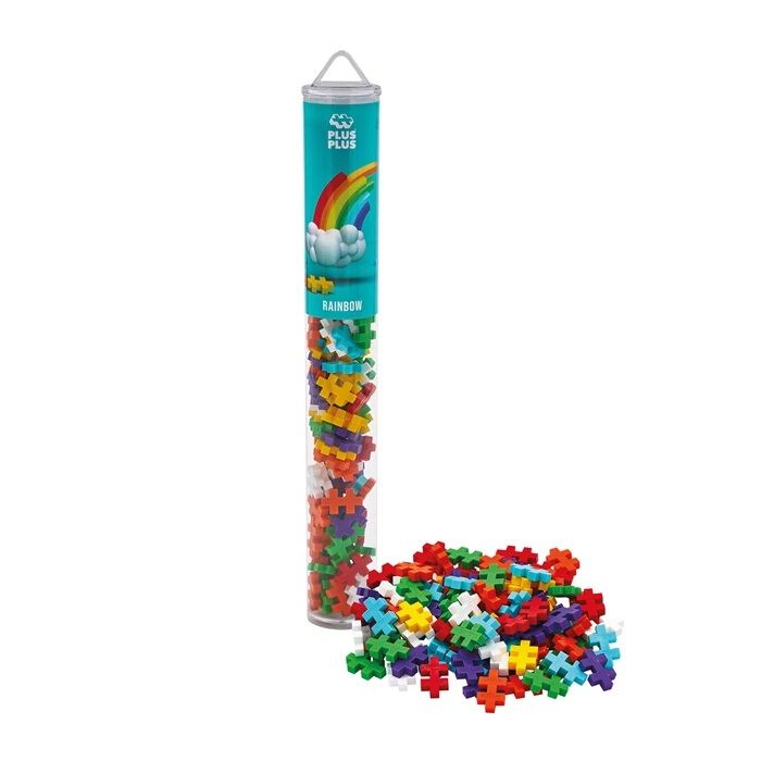 PLUS PLUS Mini-Bausteine Regenbogen 100 Stück