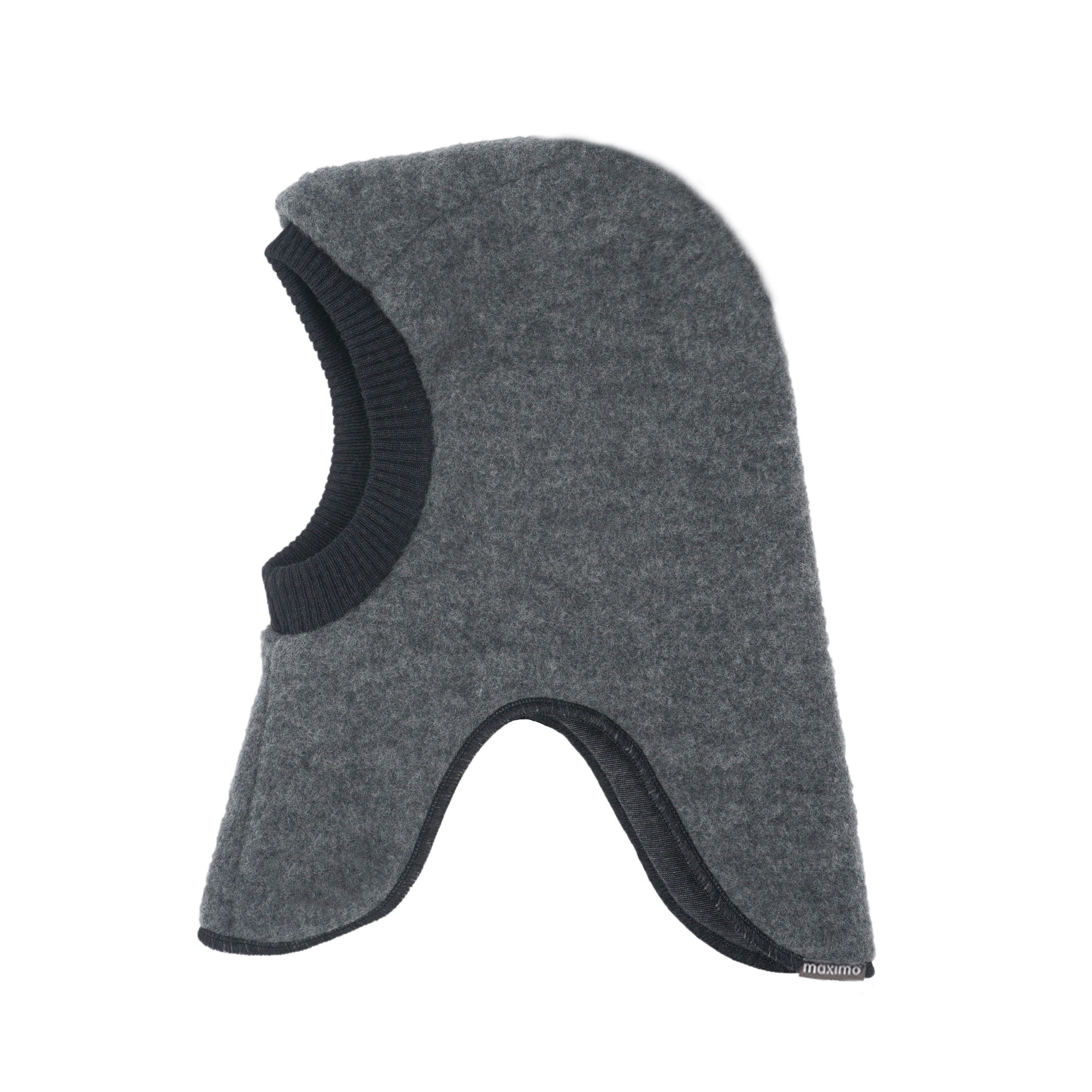 Maximo MINI Schlupfmütze Wollfleece Gr. 49 anthrazit