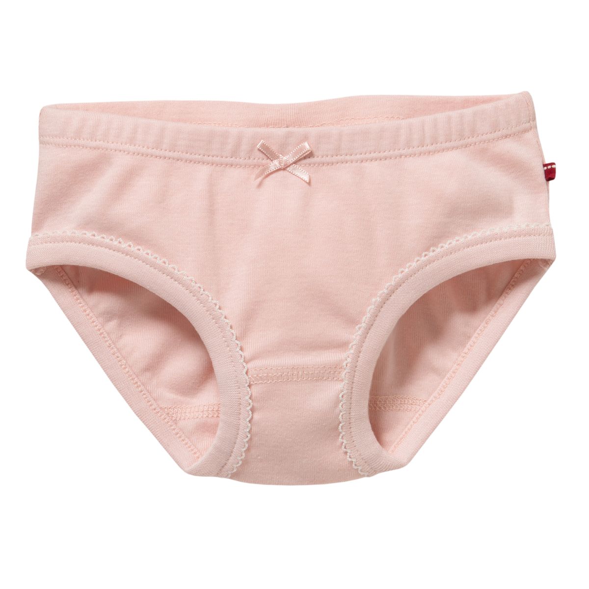 2-er Pack Slips rosa-weiß Obst GOTS - 98