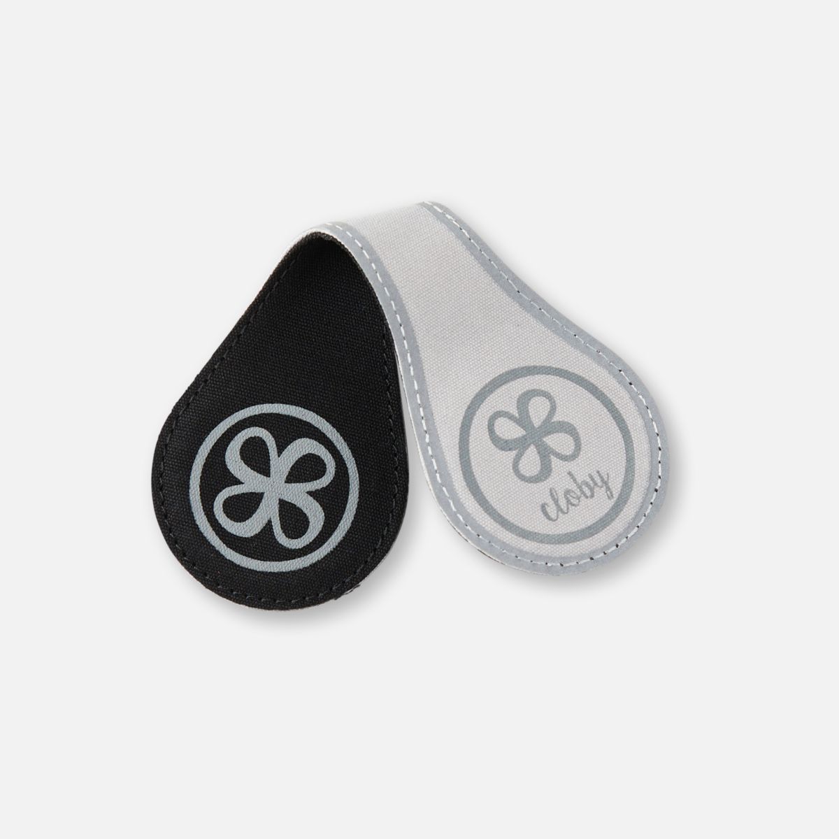 Cloby Magnetclips 2er Pack Canvas Black-Grey