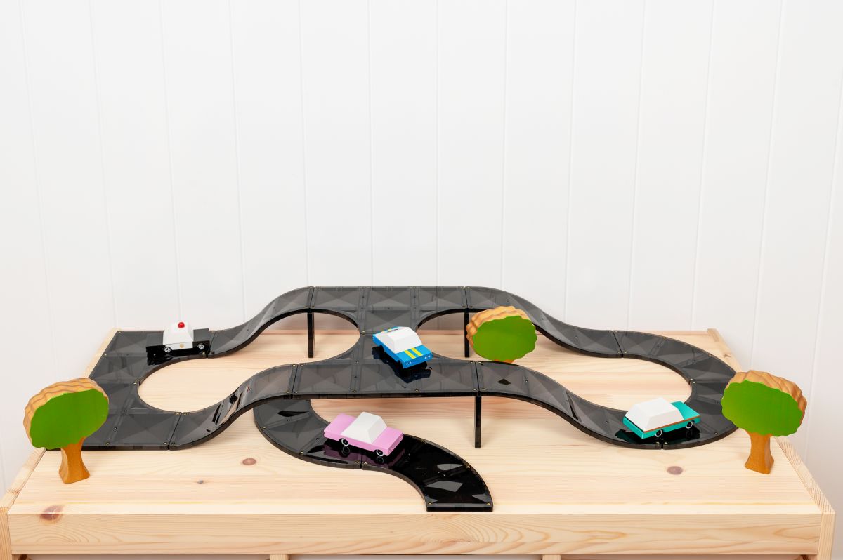 CONNETIX Roads Rampen & Kreuzungen Pack Magnetbausteine 16-teilig