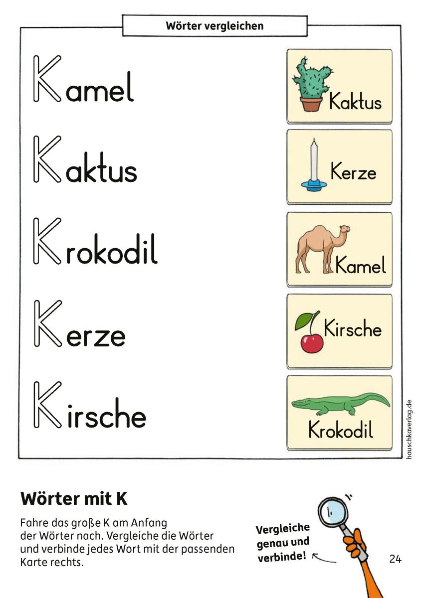 Schulstart-Block – Buchstaben schreiben lernen - Hauschka Verlag 6+
