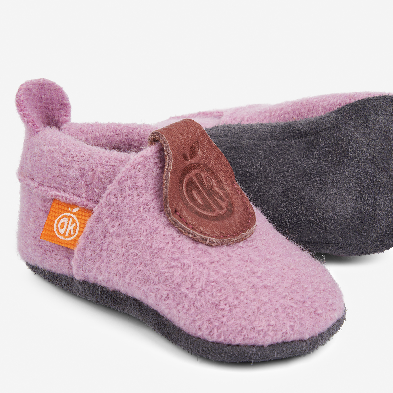 Wolli Krabbelpuschen lila Gr. 20-21