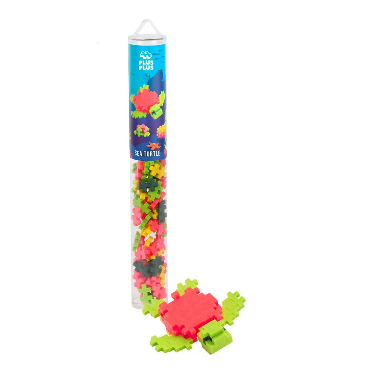 PLUS PLUS Mini-Bausteine Meeresschildkröte 100 Stück