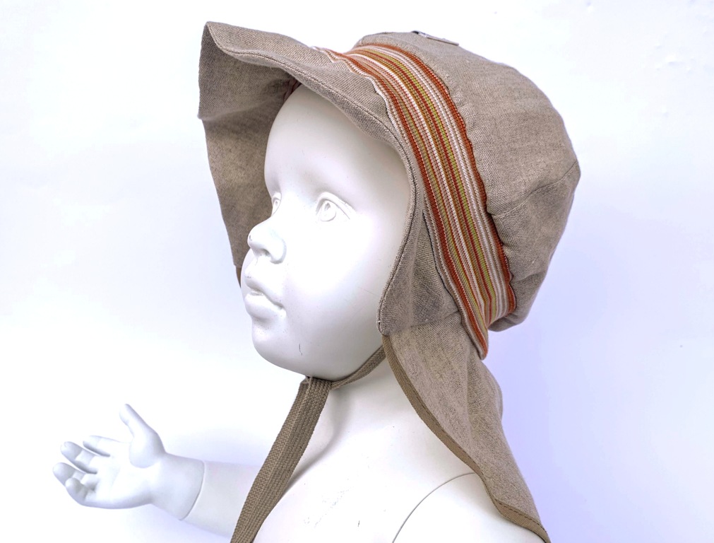 Sonnenhut Feuerwehr Strick Leinen beige Gr. 56