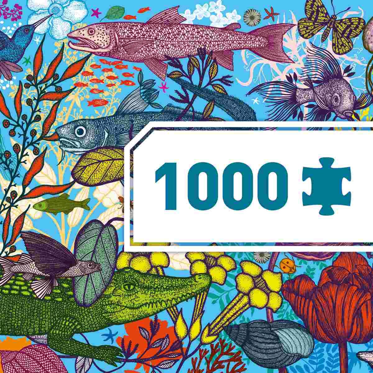 Puzzle Gallery: Land and Sea (1000 Teile) - DJECO