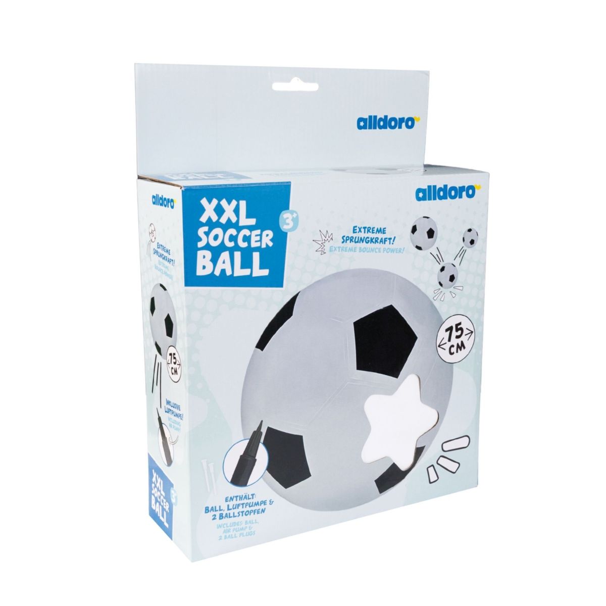 XXL Fußball aufblasbar 75 cm - Alldoro