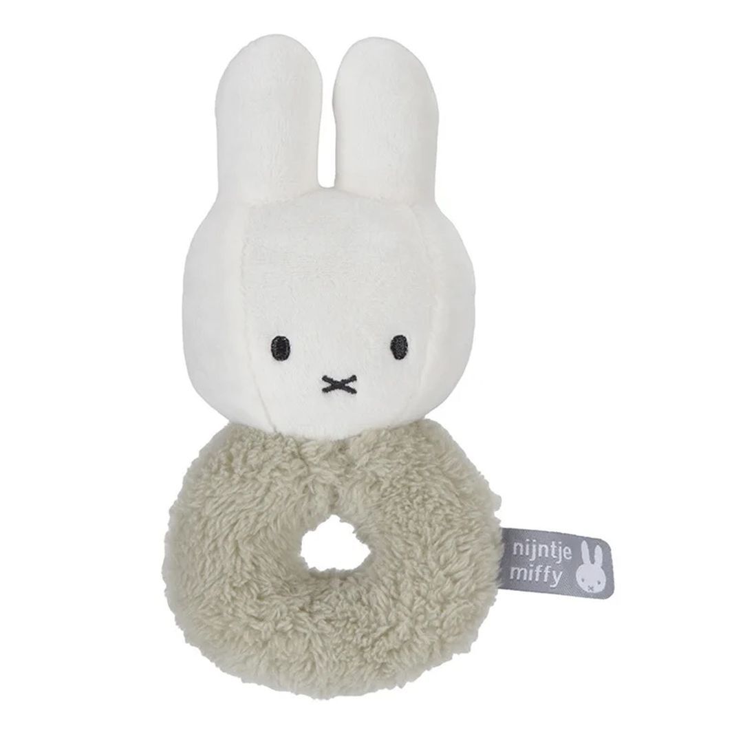 Miffy Greif-Rassel Fluffy grün - Little Dutch