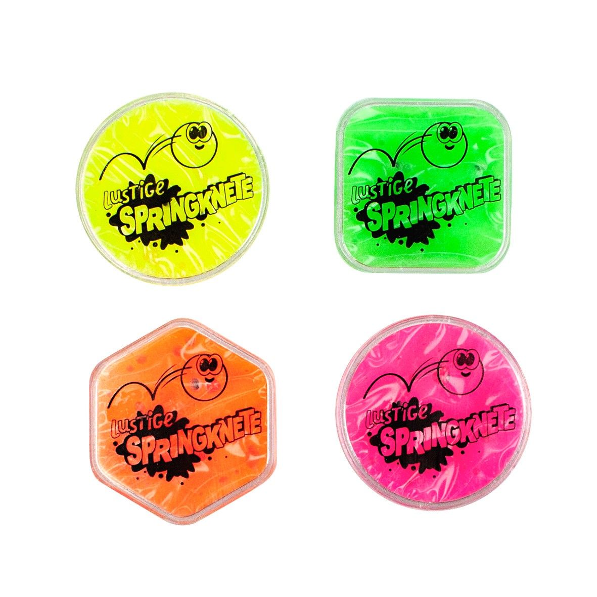 Lustige Springknete 15g (verschiedene Designs, 1 Stück)