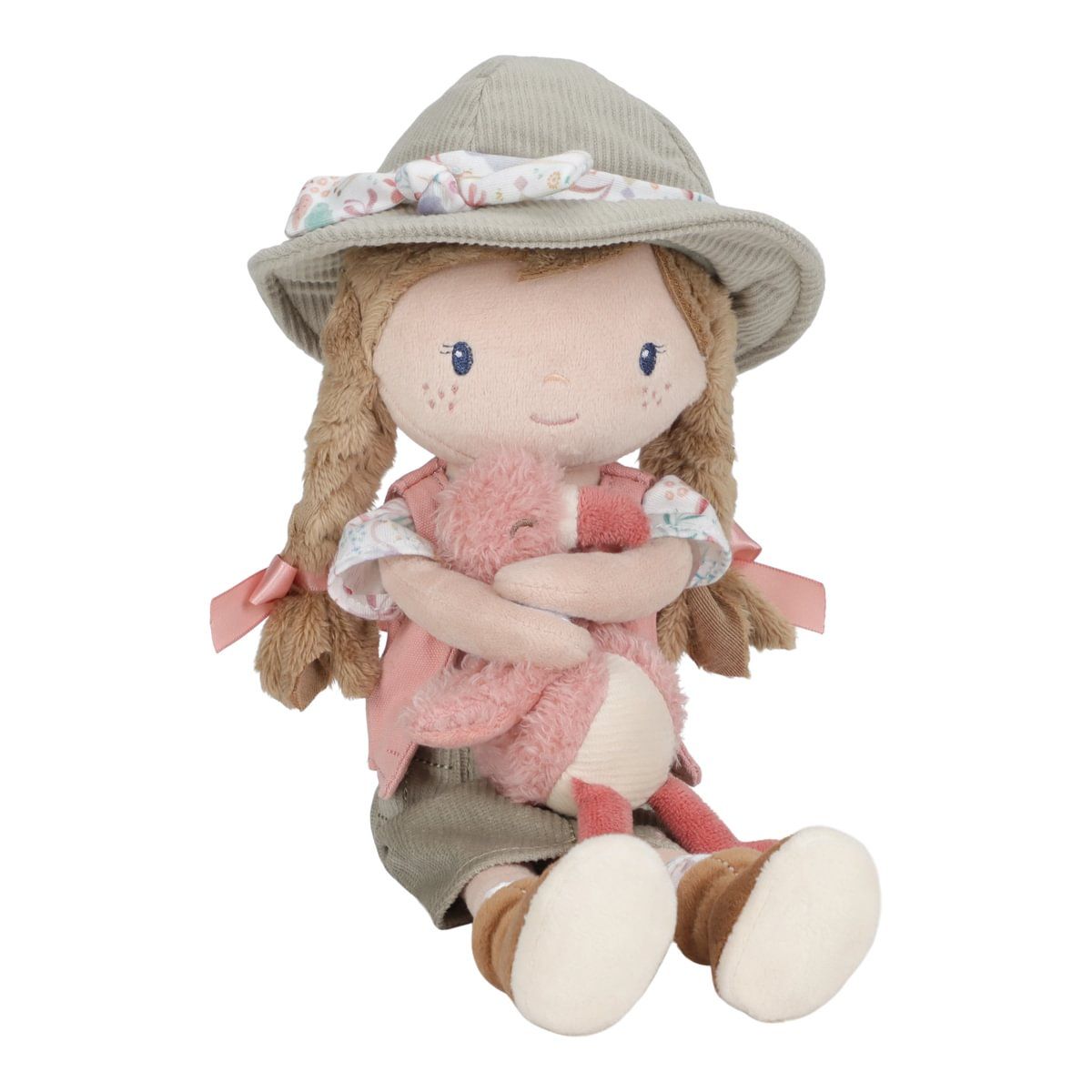 Kuschelpuppe Ranger Rosa Safari Friends - Little Dutch