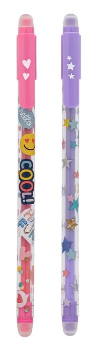 Happy Day Radierbare Gelstifte 2er Set (verschiedene Designs, 1 Set)
