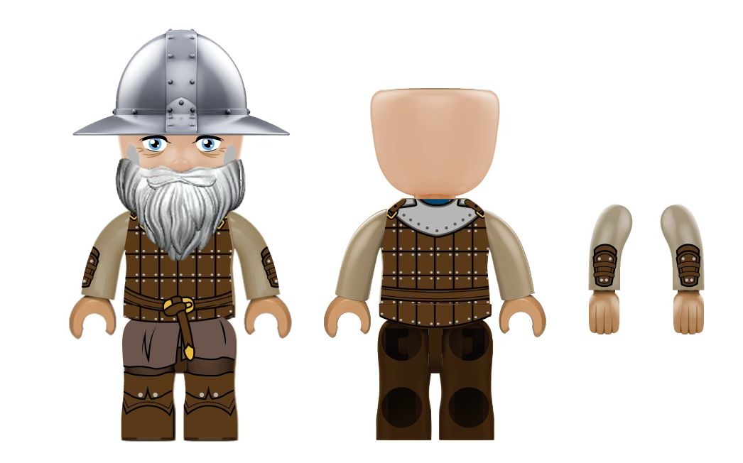 KIDDIZ Figuren-Pack: Ritter - Kiddicraft