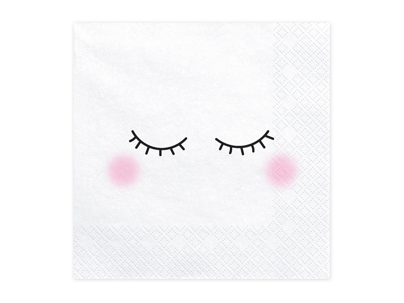 Servietten Einhorn Gesicht (20 Stk.) - Party Deco