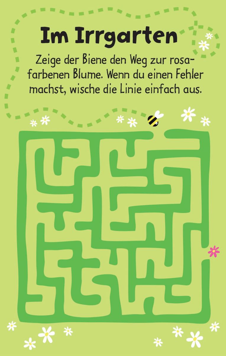 Kunterbunte Mitmachkarten für das Handgepäck 6+
