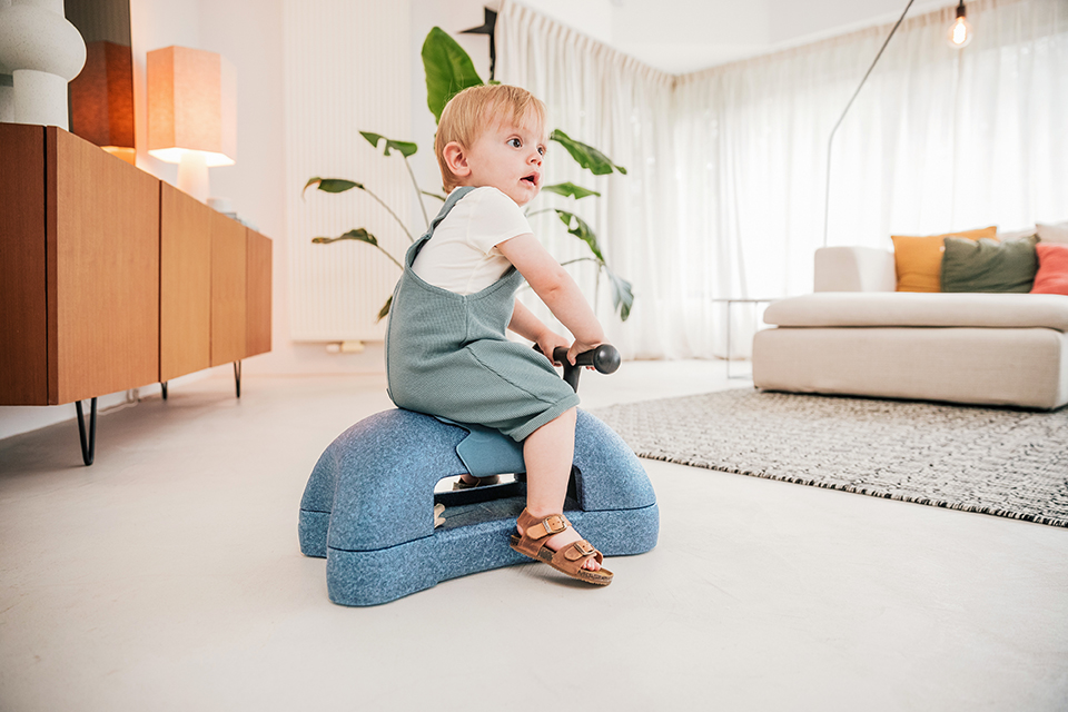 My First 3 in 1 Babyroller steel - blau - Scoot and Ride