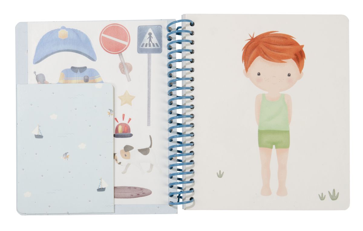 Stickerbuch Dress Me Up - Jim & Friends - Little Dutch