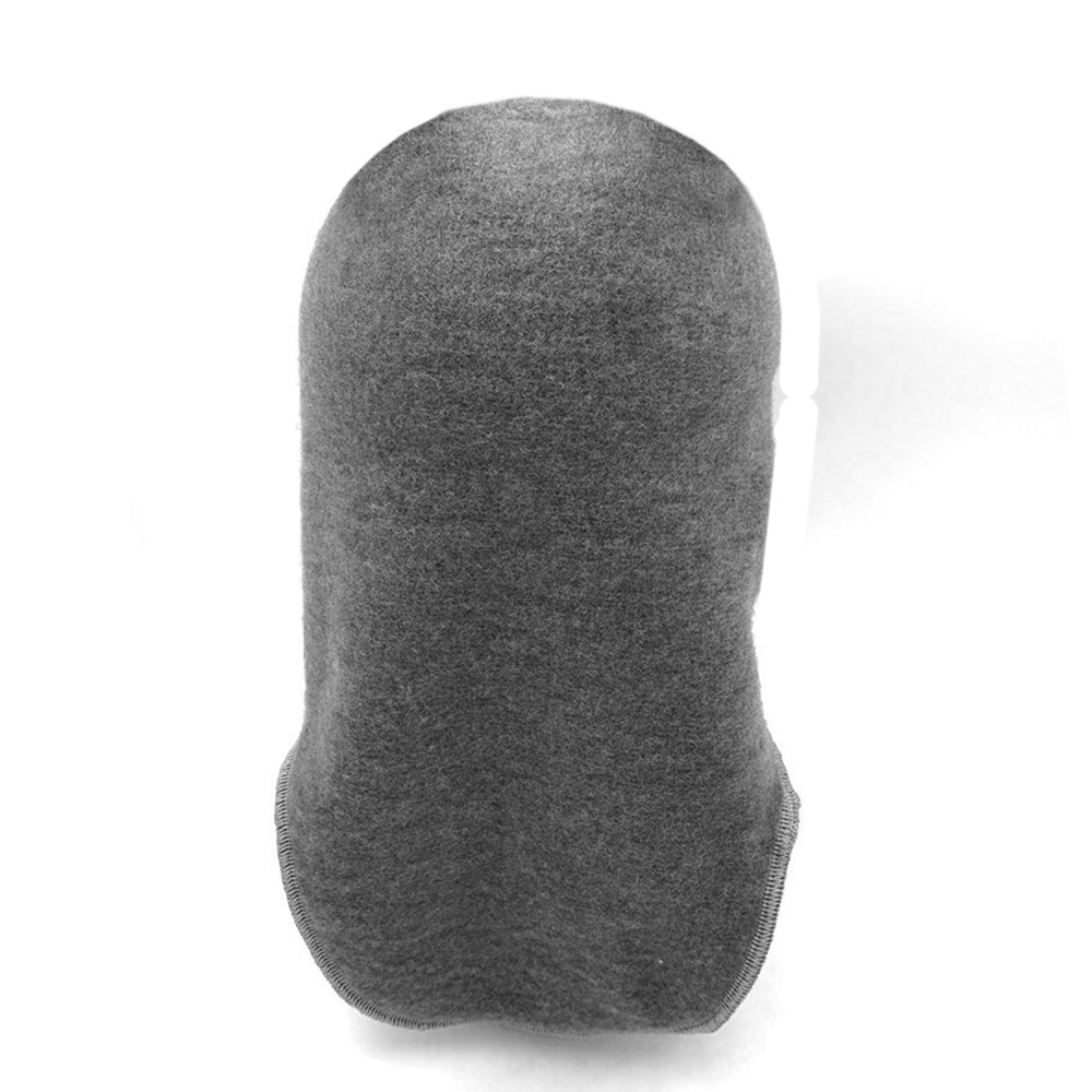 Maximo MINI Schlupfmütze Wollfleece Gr. 49 anthrazit