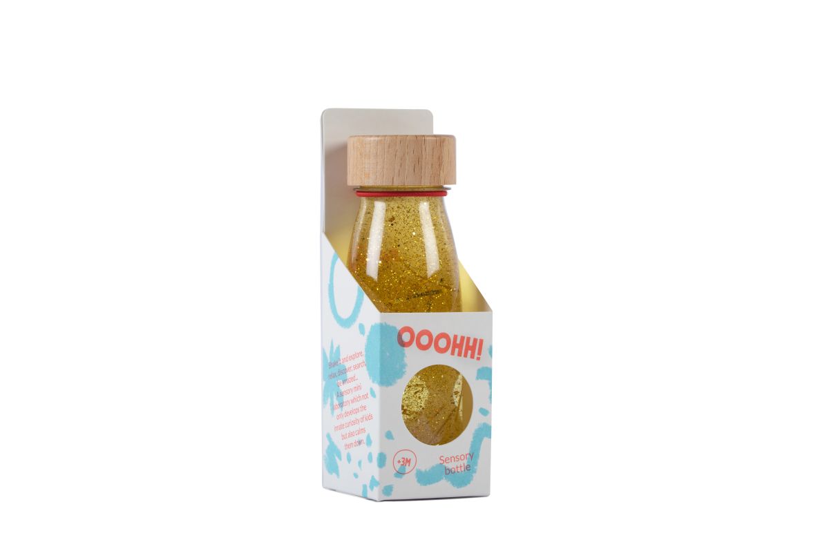 Sensorikflasche "Float" Gold - Petit Boum