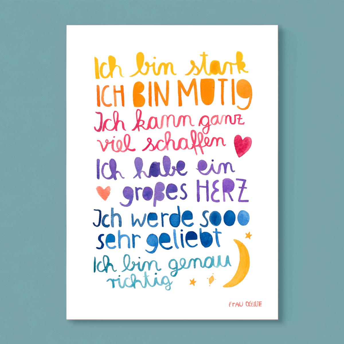 Print A4 "Affirmation" - Frau Ottilie