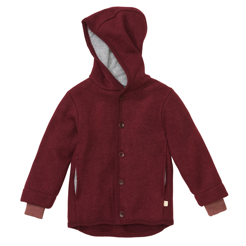 Disana Walkjacke cassis Gr. 74-80