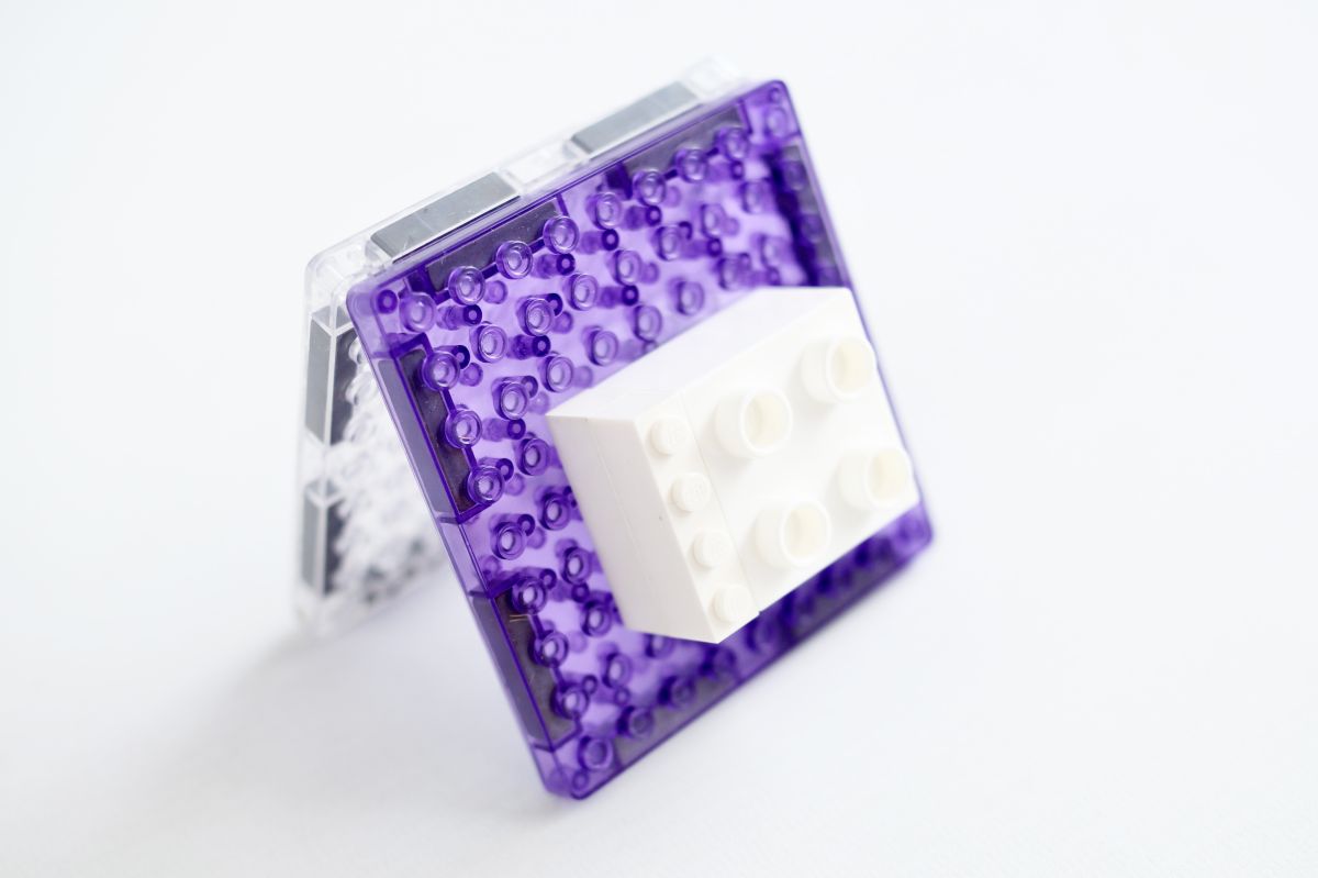 Cleverclixx Brick Tiles Pack Intense Magnetbausteine (16 Teile)
