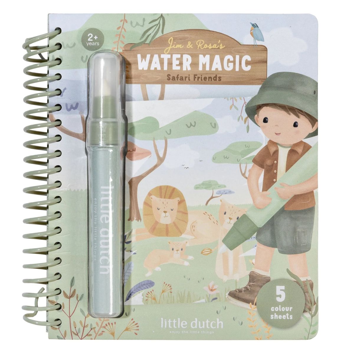 Safari Jim Watermagic Buch Safari Friends - Little Dutch