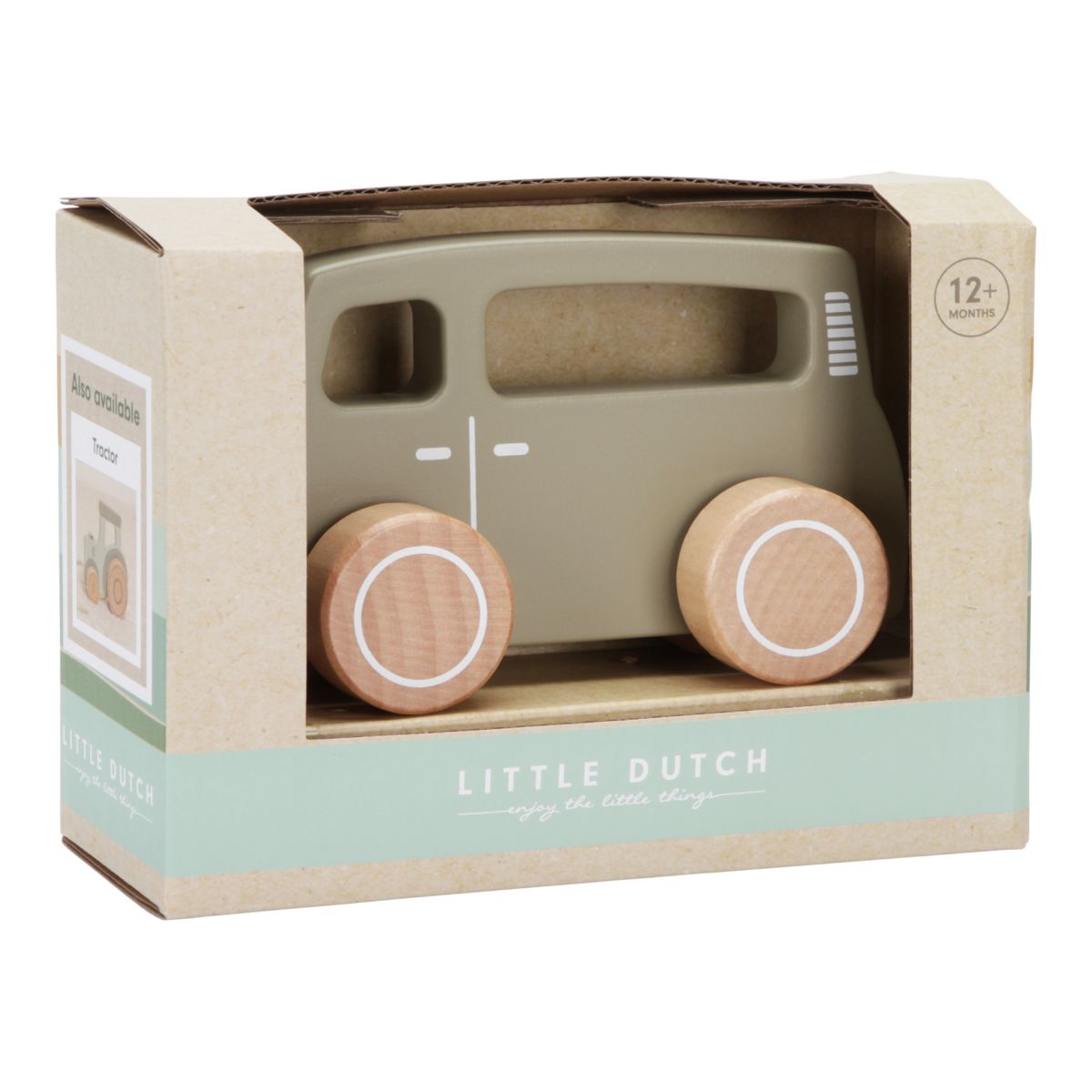 Holz-Bus olive - Little Dutch