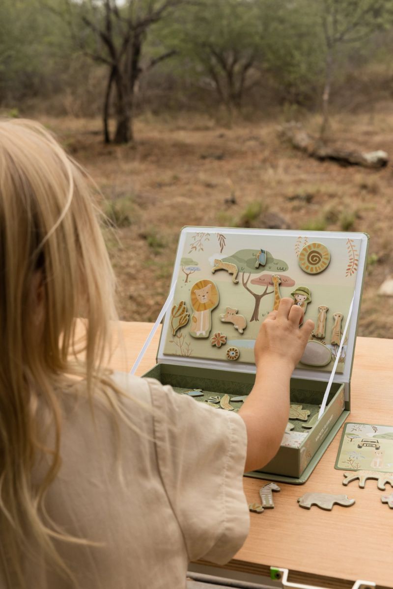 Magnetische Spieltafel Safari Friends - Little Dutch