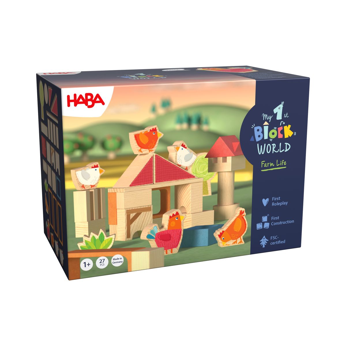 Hühnerhof Kikeriki - HABA Meine erste Bausteinwelt