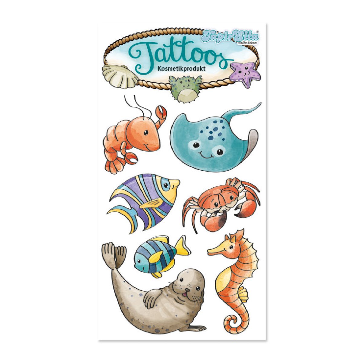 Tattoos Meerestiere - Lutz Mauder Verlag (1 Stück)