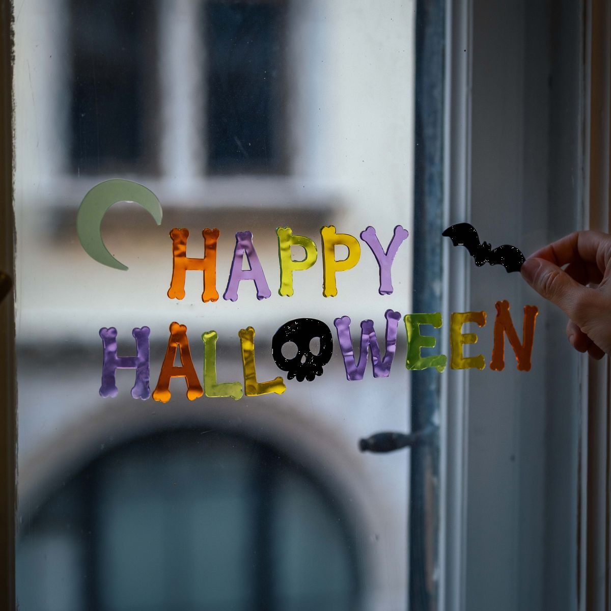 Set mit Gel-Fensteraufklebern "Happy Halloween" - Windo-Glow - Legami