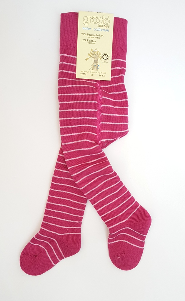 Baby-Strumpfhose Bio-Baumw. beere-ger. Gr. 68-74