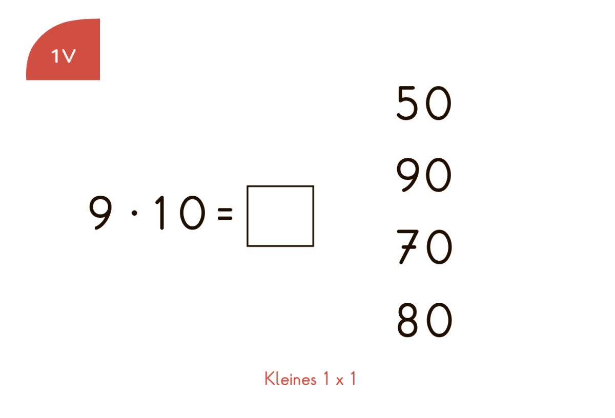 kleines 1x1 (Schule) - Kölner Lernspielverlag