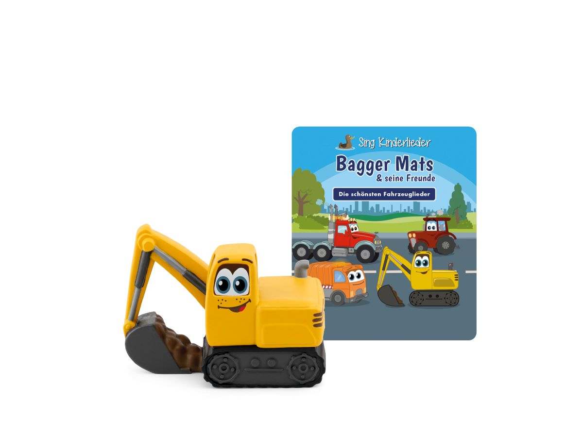 Sing Kinderlieder - Bagger Mats & seine Freunde: Die schönsten Fahrzeuglieder - Tonies 3+