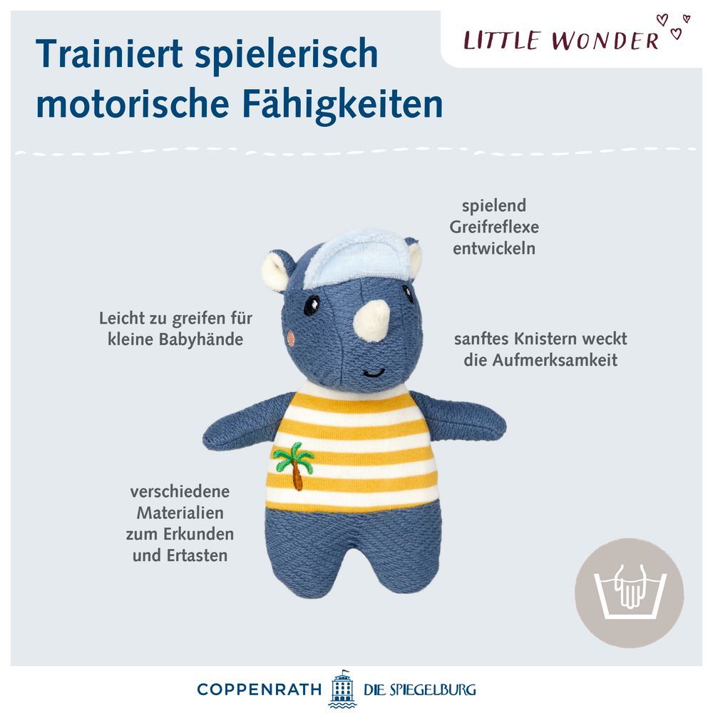 Knistertier Nashorn - Little Wonder