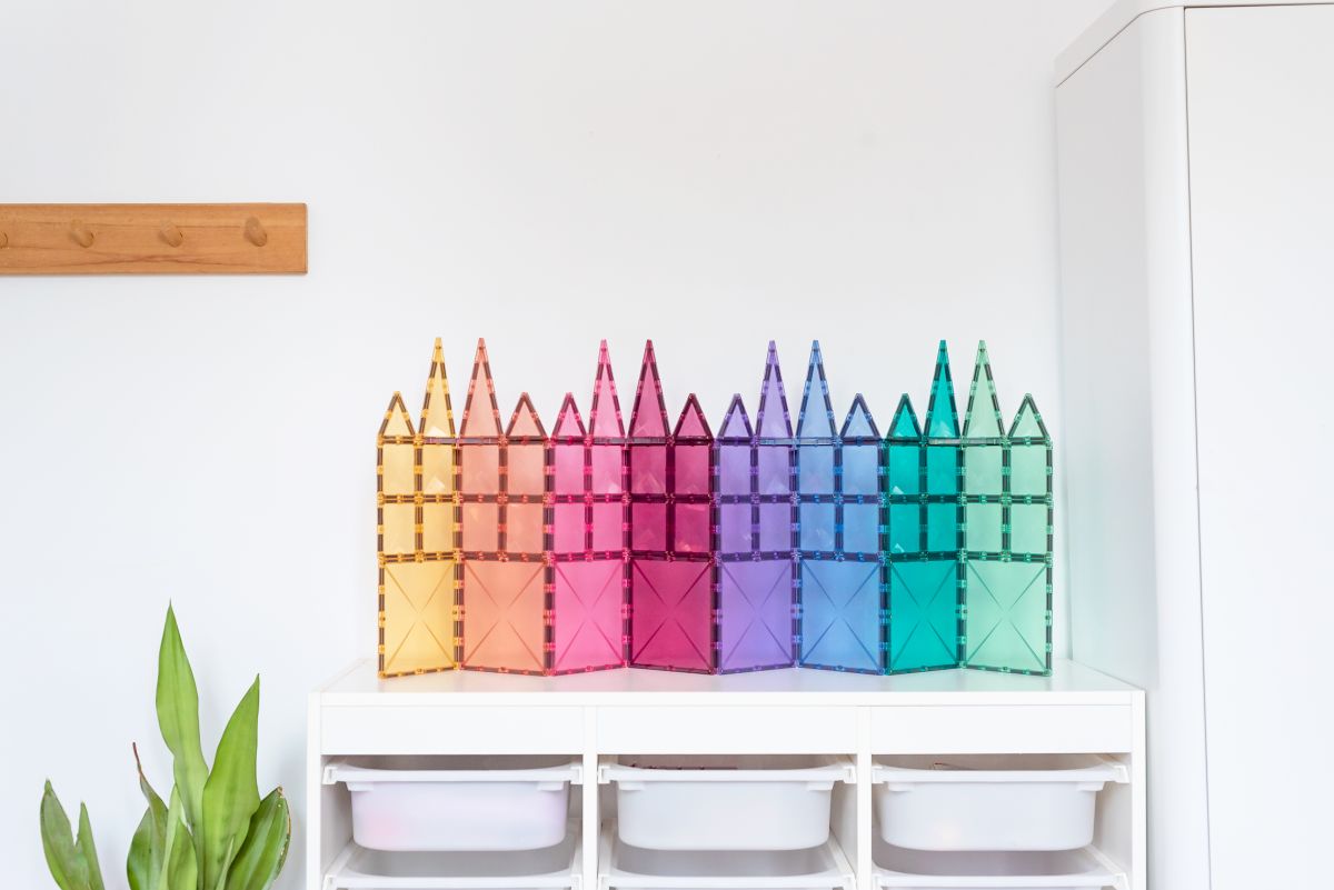 CONNETIX PASTEL Starter Pack Magnetbausteine 64-teilig