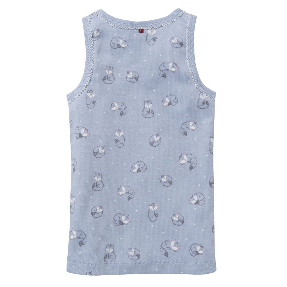 Unterhemd blau Fuchs GOTS - 98
