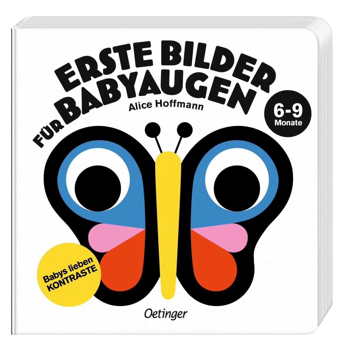 Erste Bilder für Babyaugen (6-9 Monate) - Kontrastbuch