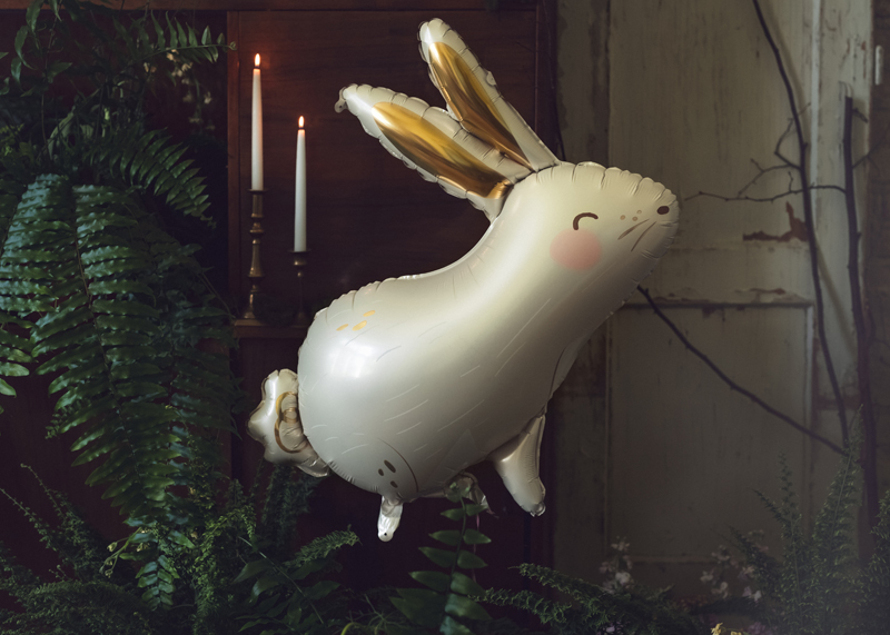 Folienballon Hase, 67x88 cm - Party Deco