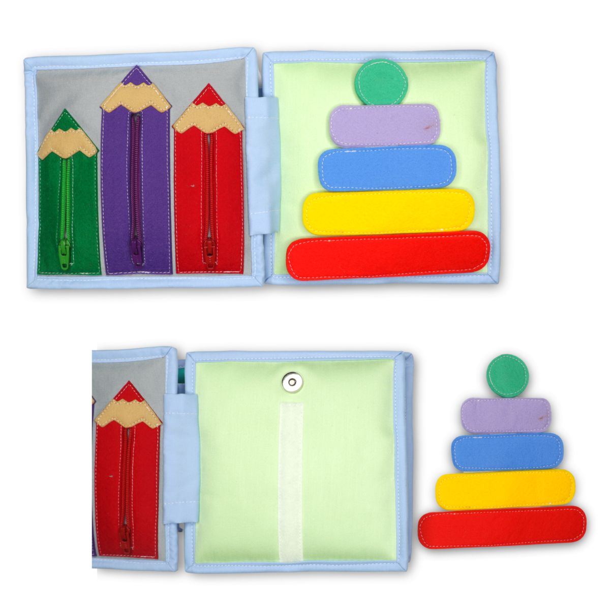 Mini Quiet Book Sonnenschein (ab 18 Monate) - Jolly Designs