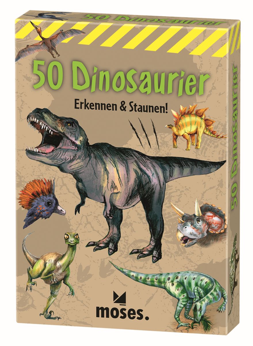 50 Dinosaurier - erkennen & staunen - Moses