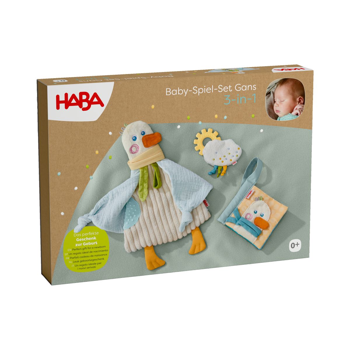 HABA Baby-Spiel-Set Gans 3-in-1