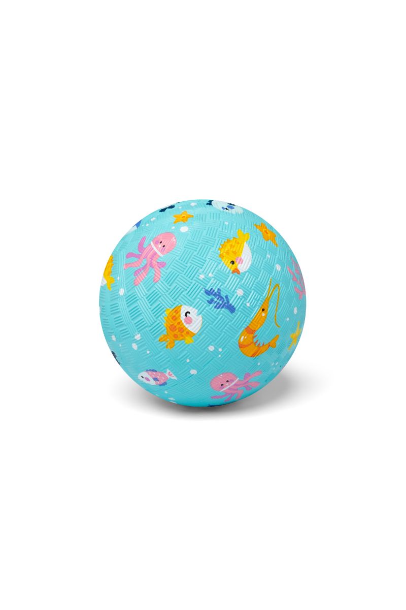 Kinder Spielball Naturkautschuk 13cm Unterwasser türkis -Little L