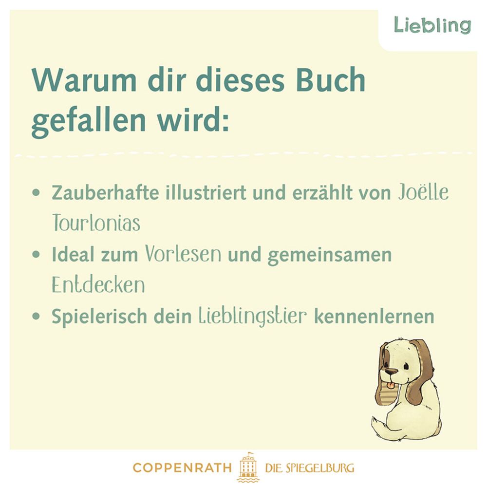 Kleiner Hund, erzähl mir von dir (J. Tourlonias) 18M+