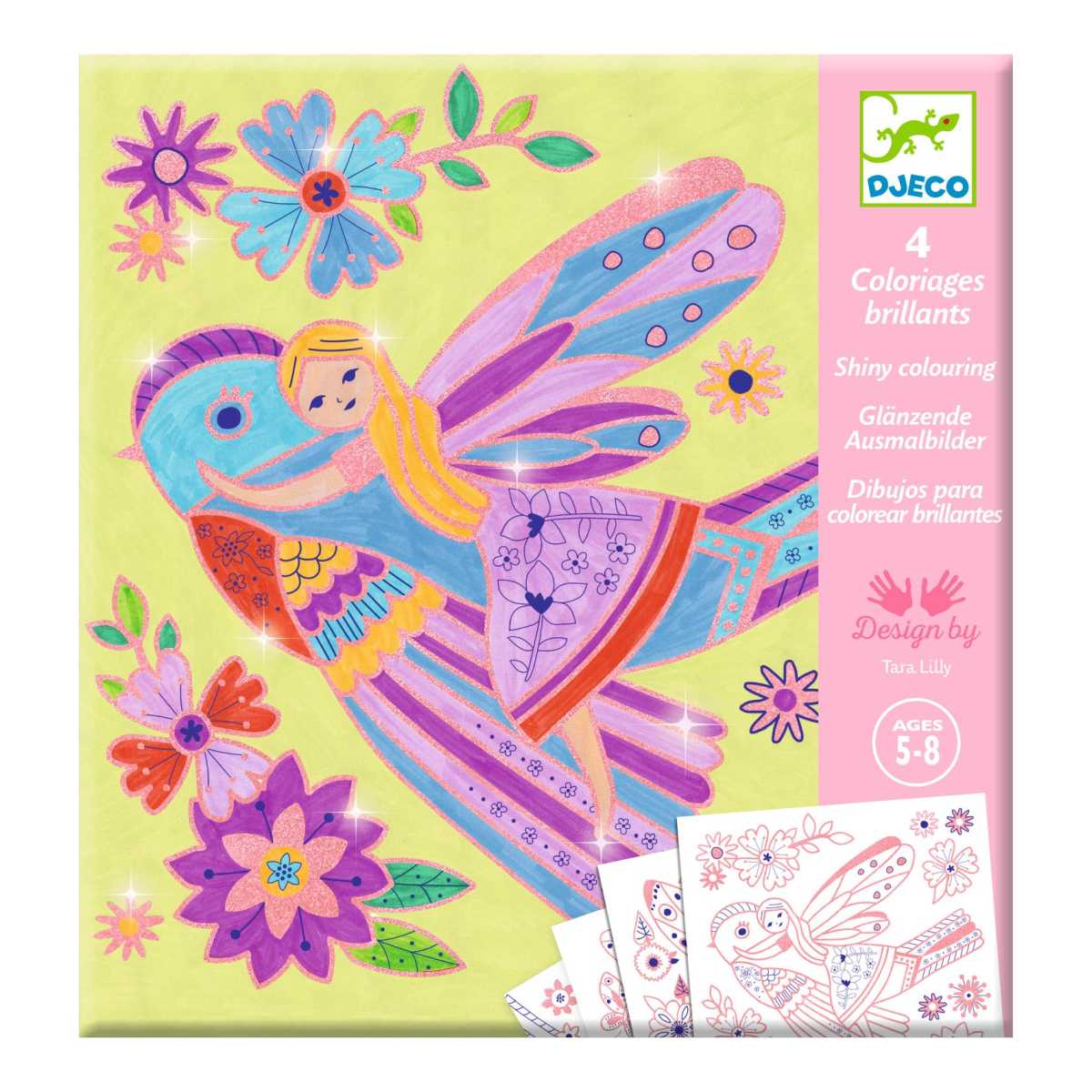 Ausmalbilder: Kleine Flügel - Djeco