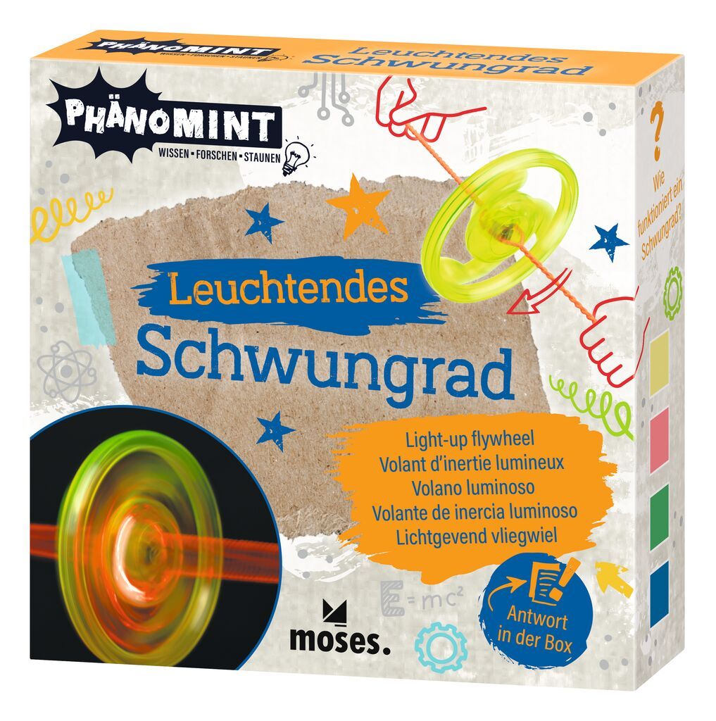 PhänoMINT Leuchtendes Schwungrad (unterschiedliche Farben, 1 Stück)