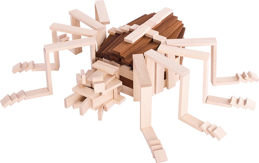 Bausteine Set (200 Teile, unterschiedliche Größen) - Goki nature