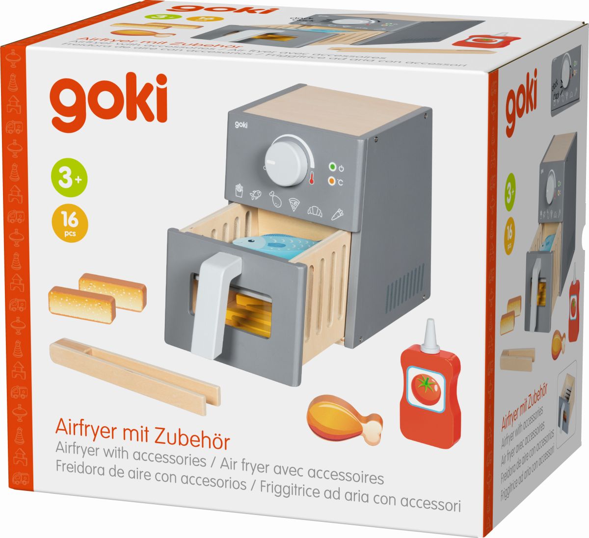 Airfryer mit Zubehör - Goki